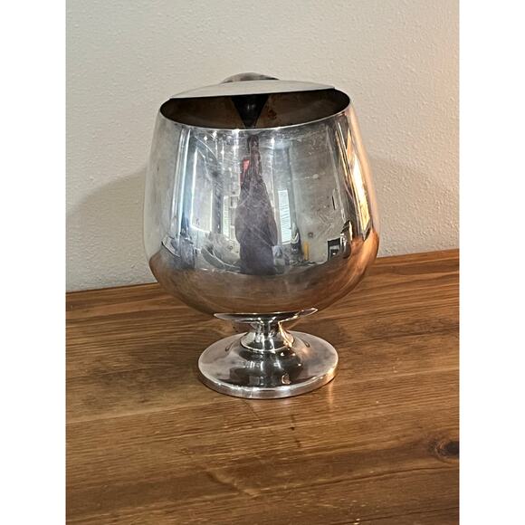 Poole EPCA Silverplate Punch Set 6pc #834 #837 Bowl Cups Swizzle Stick Vtg MCM - Picture 3 of 13